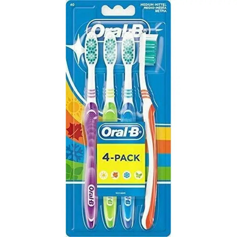 Oral B Brosse a Dents 4pcs