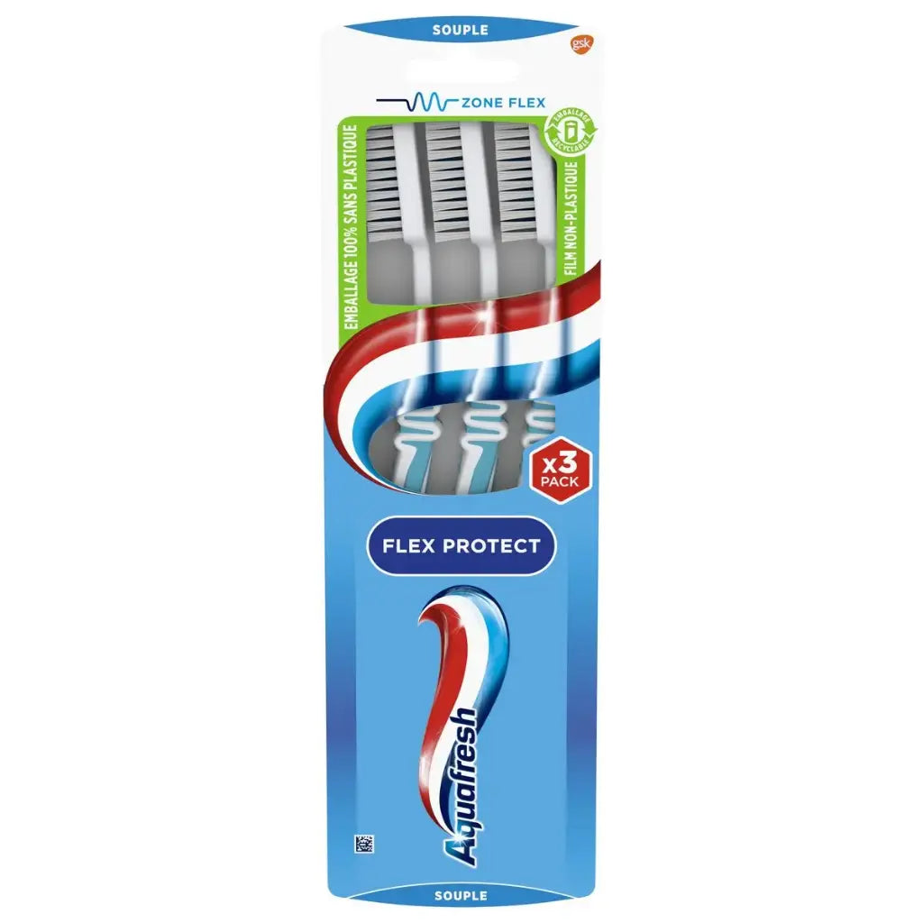 AquaFresh Brosse a Dents 3pcs