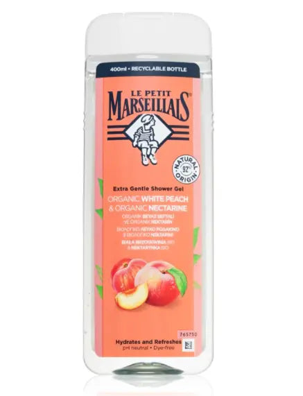 Le Petit Marseillais Peche et Nectarine Bio 400ml