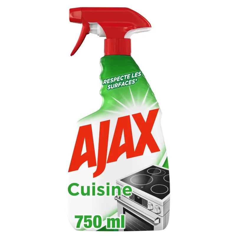 Ajax Nettoyant Cuisine Degraissant Spray 750ml