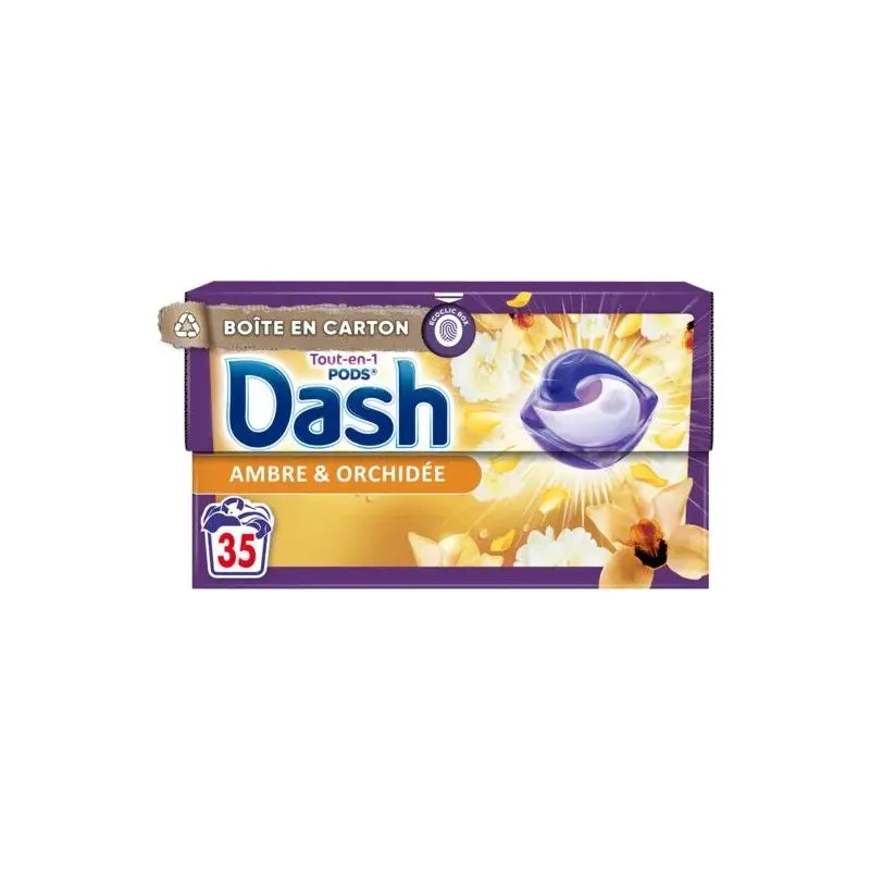 Dash Caps Ambre Orchidée 35 lavages